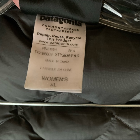 Patagonia h2 no. down and feather quilted inside mid length nylon winter jacket - Picture 5 of 16